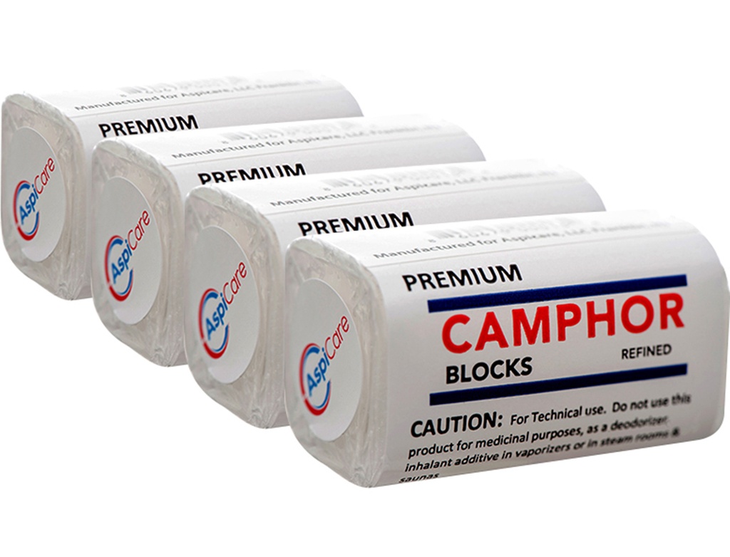 4 Blocks of 4 Tablets (16 Tablets) - Premium Refined Camphor Sanvall - No Residue - Bed Bug - Tool Tarnish